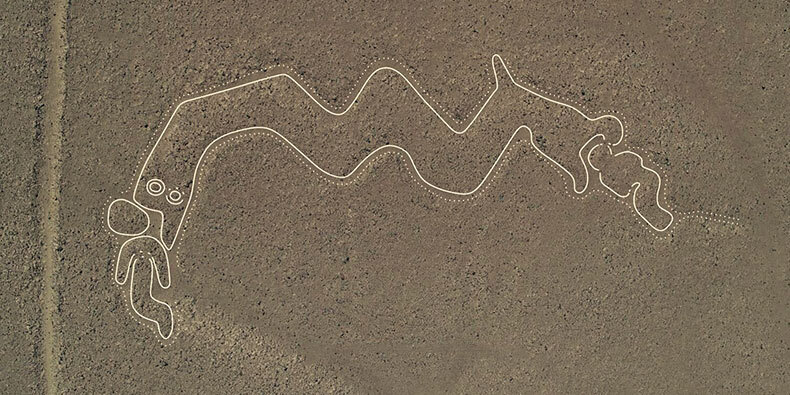 new nazca lines two headed snake
