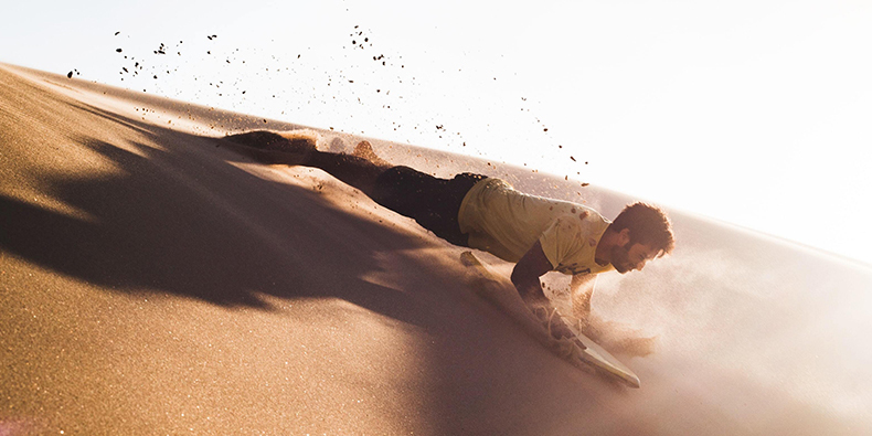 sandboarding